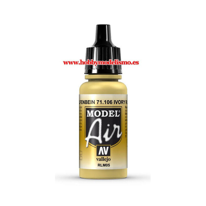 PINTURA ACRILICA AMARILLO LAZUL R.L.M. 05 (17 ml) vallejo modelair