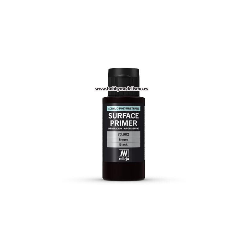 SURFACE PRIMER: NEGRO (60 ml) vallejo imprimacion acrilica