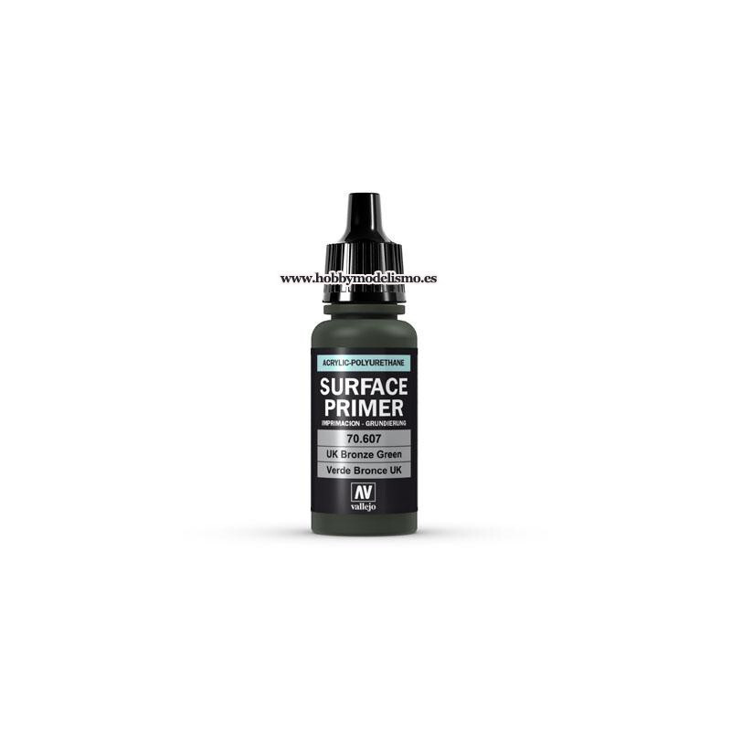 SURFACE PRIMER: VERDE BRONCE U.K. (17 ml)  IMPRIMACION ACRILICA VALLEJO