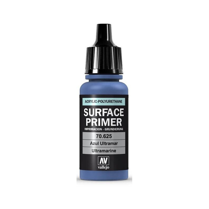 SURFACE PRIMER: AZUL ULTRAMARINE (17 ml)  - Acrylicos Vallejo 70625