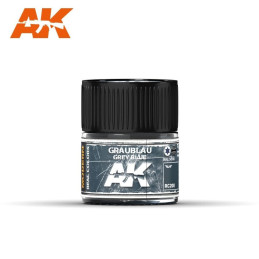 PINTURA REAL COLORS GREY BLUE RAL5008 (10 ml) - AK RC208