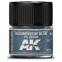 PINTURA REAL COLORS AGGRESSOR BLUE FS35109 (10 ml) - AK RC234