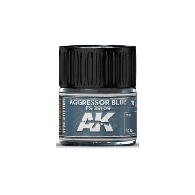 PINTURA REAL COLORS AGGRESSOR BLUE FS35109 (10 ml) - AK RC234