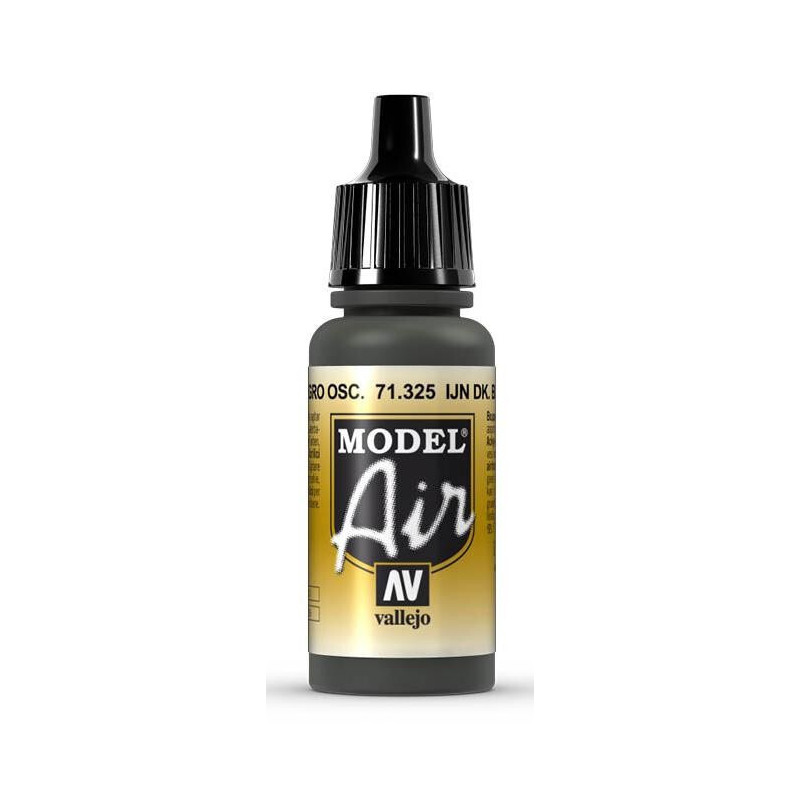 PINTURA ACRILICA IJN VERDE NEGRO OSCURO (17 ml)