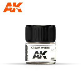 PINTURA REAL COLORS CREAM WHITE (10 ml) - AK RC002