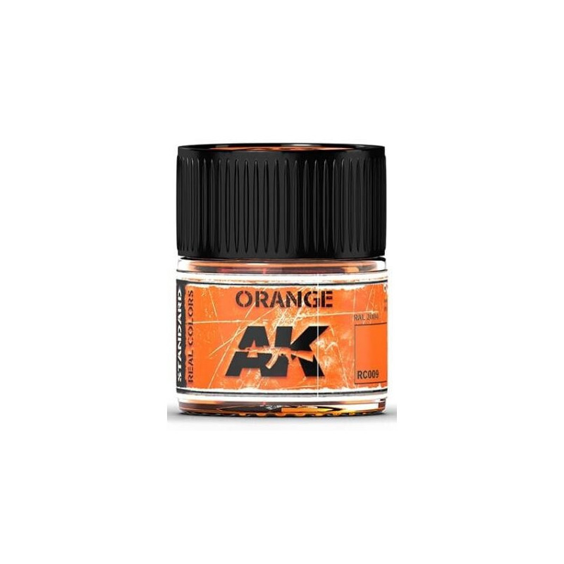 PINTURA REAL COLORS NARANJA (10 ml) - AK RC009