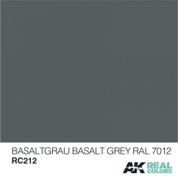 PINTURA REAL COLORS BASALTGRAU (10 ml) - AK Interactive RC212