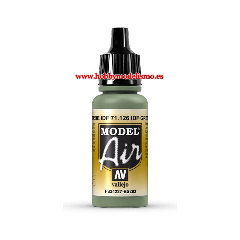 PINTURA ACRILICA VERDE I.D.F. (17 ml)