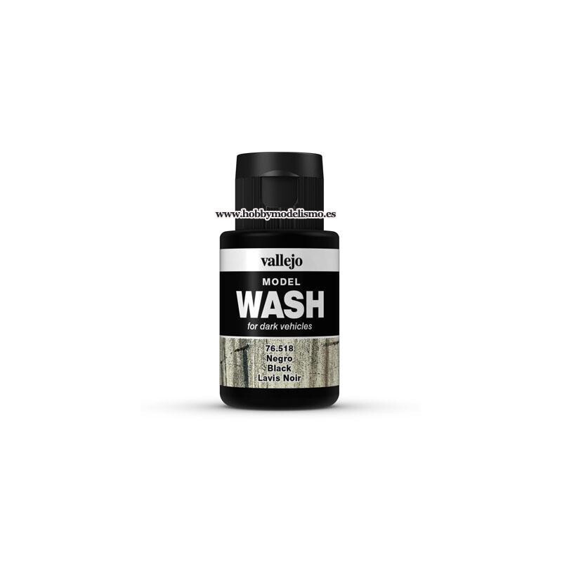 MODEL WASH (35 ml) NEGRO vallejo 76518