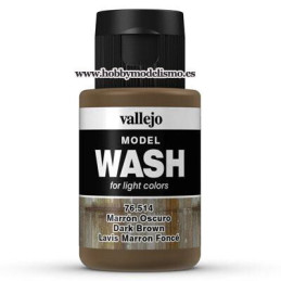 MODEL WASH (35 ml) MARRON OSCURO vallejo 76514