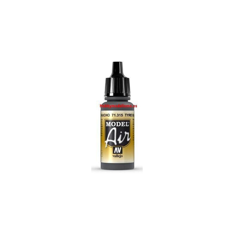 PINTURA ACRILICA NEGRO CAUCHO (17 ml)