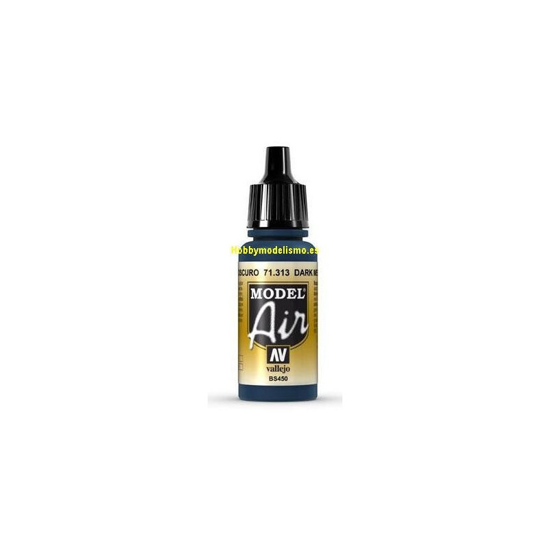 PINTURA ACRILICA AZUL MEDITERRANEO OSCURO (17 ml)