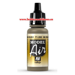 PINTURA ACRILICA MARRON RUSO 6K (17 ml) model air - maquetasymas.es