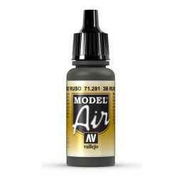 PINTURA ACRILICA VERDE RUSO 3B (17 ml) model air - maquetasymas.es