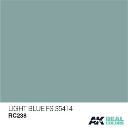 PINTURA REAL COLORS AZUL CLARO FS35414 (10 ml) - AK REAL COLOR RC238