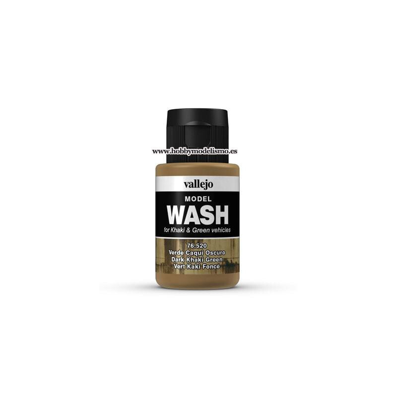 MODEL WASH: VERDE CAQUI OSCURO (35 ml) vallejo 76520