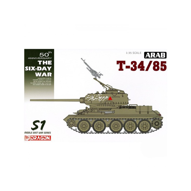 CARRO DE COMBATE T-34/85 (SIRIA) -Escala 1/35 - Dragon Models 3571