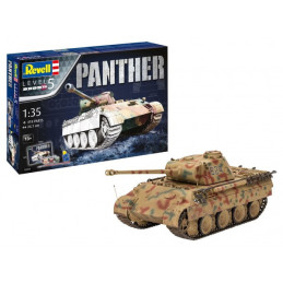 CARRO DE COMBATE SD.KFZ 171 PANTHER D Pegamento y pinturas -Escala 1/35- Revell 03273