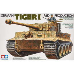 CARRO DE COMBATE SD.KFZ. 181 TIGER I Initial -Escala 1/35- Tamiya 35194