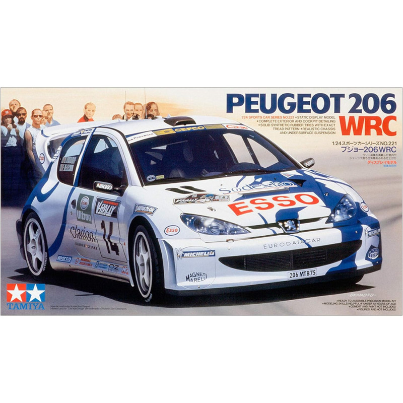 PEUGEOT 206 WRC99 -Escala 1/24- Tamiya 24221