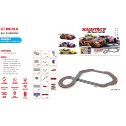 ADVANCE CIRCUITO GT WORLD -Escala 1/32- Scalextric E10435S500