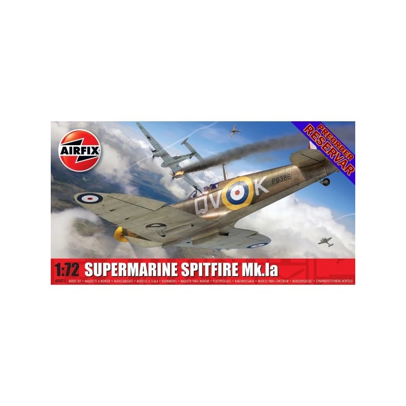 SUPERMARINE SPITFIRE Mk-Ia -Escala 1/48- Airfix A01071C