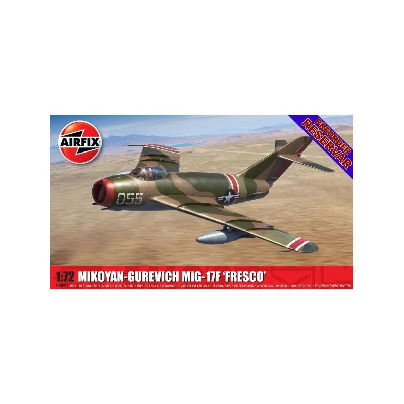 MIKOYAN-GUREVICH MIG-17 F FRESCO -Escala 1/72- Airfix A03091A