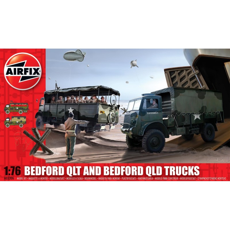 SET CAMIONES BEDFORD QLT Y BEDFORD QLD 1/72 - Airfix A03306