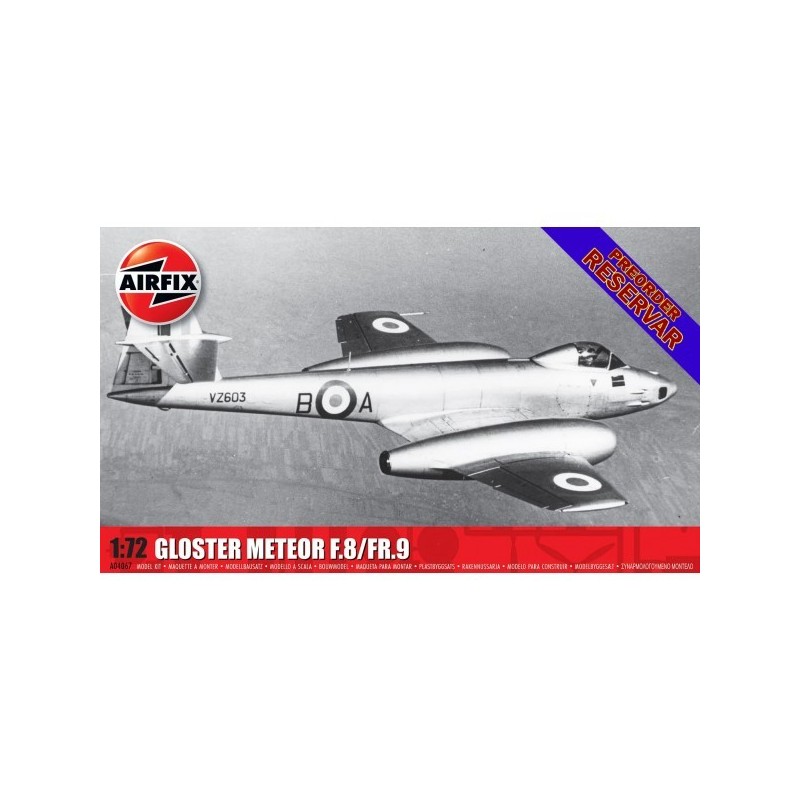 GLOSTER METEOR F.8/FR.9 -Escala 1/72- Airfix A04067