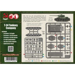 COMPAÑIA DE CARROS T-34 Flames of War SBX30