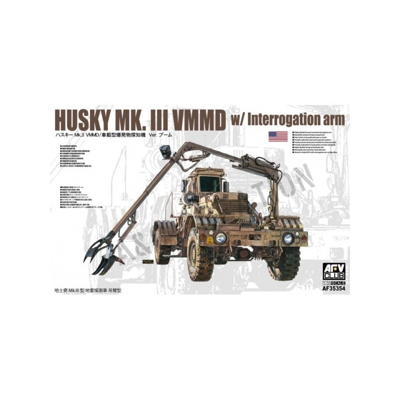 VEHICULO DESMINADOR HUSKY MK.III VMMD y Interrogation Arm -Escala 1/35- AFV Club AF35354