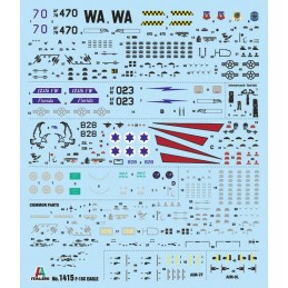 MCDONNEL DOUGLAS F-15C EAGLE - ESCALA 1/72 - ITALERI 1415
