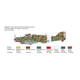 SAVOIA MARCHETI SM-79 SPARVIERO (España) -Escala 1/72- Italeri 1412