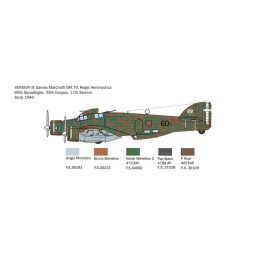 SAVOIA MARCHETI SM-79 SPARVIERO (España) -Escala 1/72- Italeri 1412