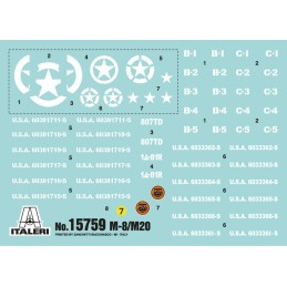 VEHICULO BLINDADO M-20 / M-8 escala 1/56