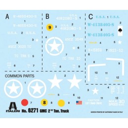 CAMION G.M.C. 2 1/2 TON 6X6 U.S ARMY -Escala 1/35- Italeri 6271