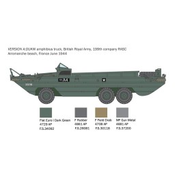 VEHICULO ANFIBIO GMC 2.5 ton DUKW -Escala 1/35- Italeri 6392