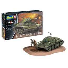 CARRO DE COMBATE T-34/76 Mod. 1940 -Escala 1/76- Revell 03294