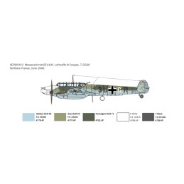 MESSERCHMITT BF-110 C-3/4 ZERSTORER -Escala 1/72- Italeri 049