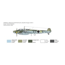 MESSERCHMITT BF-110 C-3/4 ZERSTORER -Escala 1/72- Italeri 049