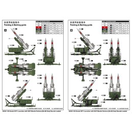 LANZADOR 5P71 y MISILES 5V27 Pechora SA-3 B Goa -Escala 1/35- Trumpeter 02353