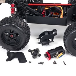 COCHE RC ARRMA Notorious V5 1/8 NEGRO Stunt Truck Brushless 6S 4WD RTR