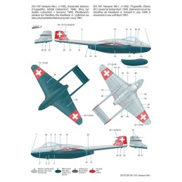 de HAVILLAND DH.100 VAMPIRE Mk.I The First Jet - Escala 1/72 - Special Hobby HOBBY 72339