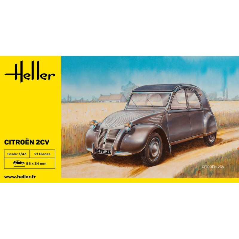 CITROËN 2 CV -Escala 1/43- Heller 80175