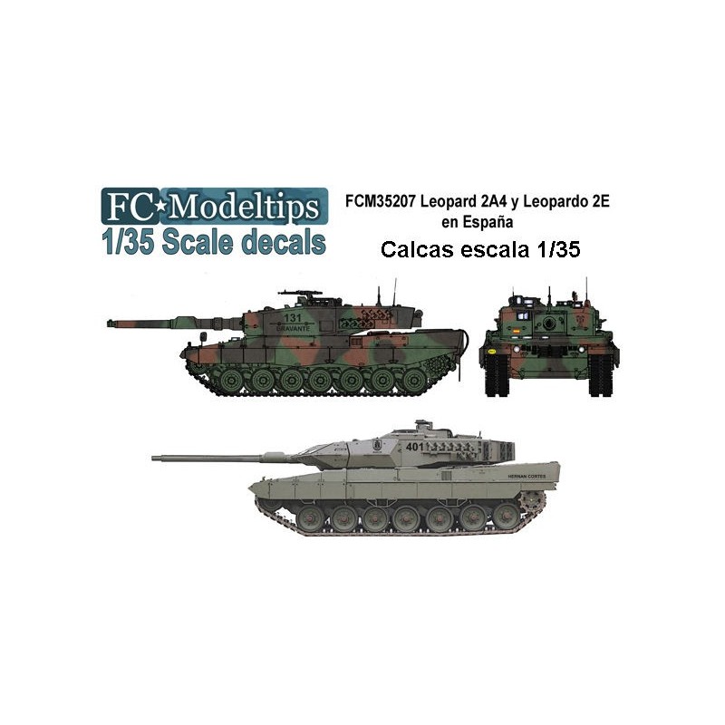 CALCAS LEOPARD 2A4 Y LEOPARD 2E ESCALA 1/35