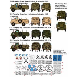 CALCAS M-8, M--20 Y TRUMPHY EN ESPAÑA ESCALA 1/35