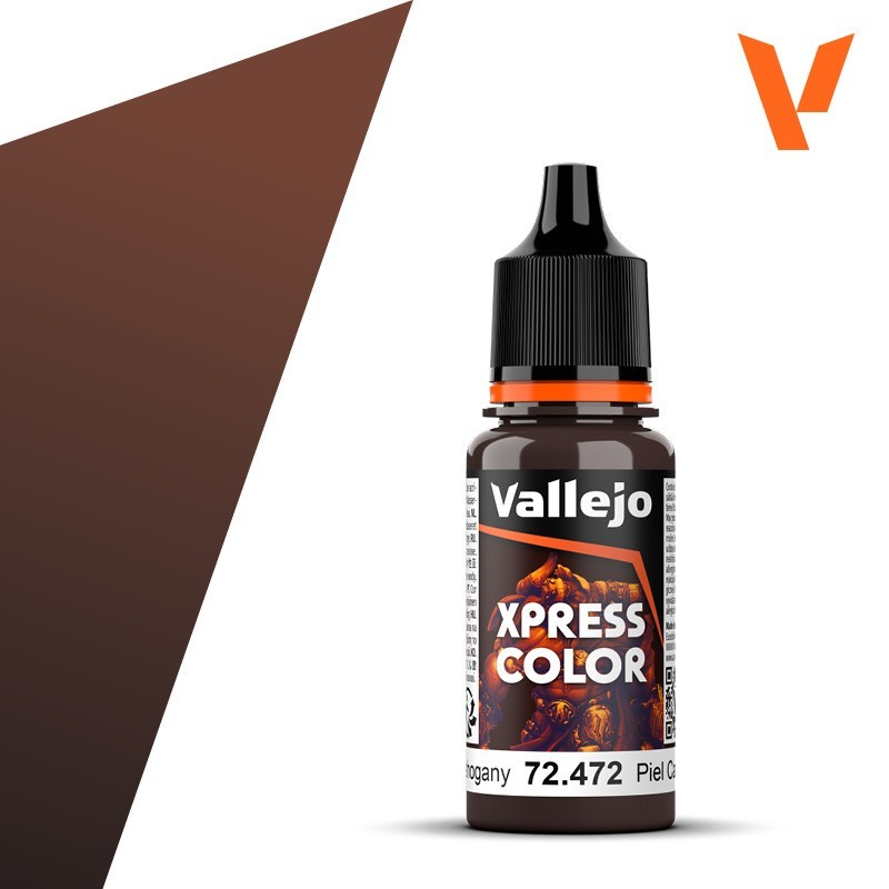 PINTURA Xpress Color PIEL CAOBA 18 ml - Acrylicos Vallejo 72472