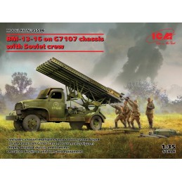 CAMION CHEVROLET G7107 & LANZA COHETES BM-13-16 + DOTACION -Escala 1/35- ICM 35596