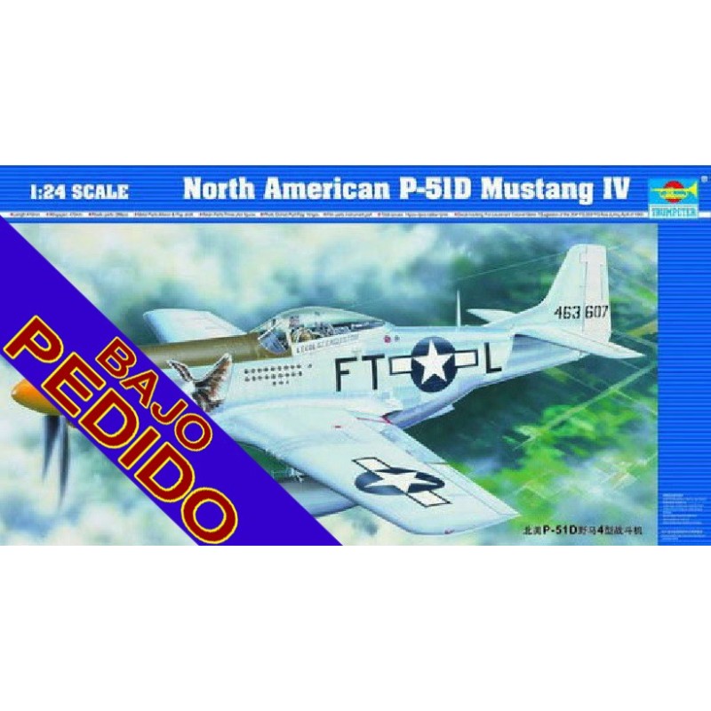 NORTH AMERICAN P-51 D MUSTANG -Escala 1/24- Trumpeter 02401