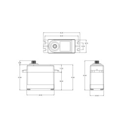 SERVO DIGITAL 17kg/0.15seg/6.0V SRT DL3017